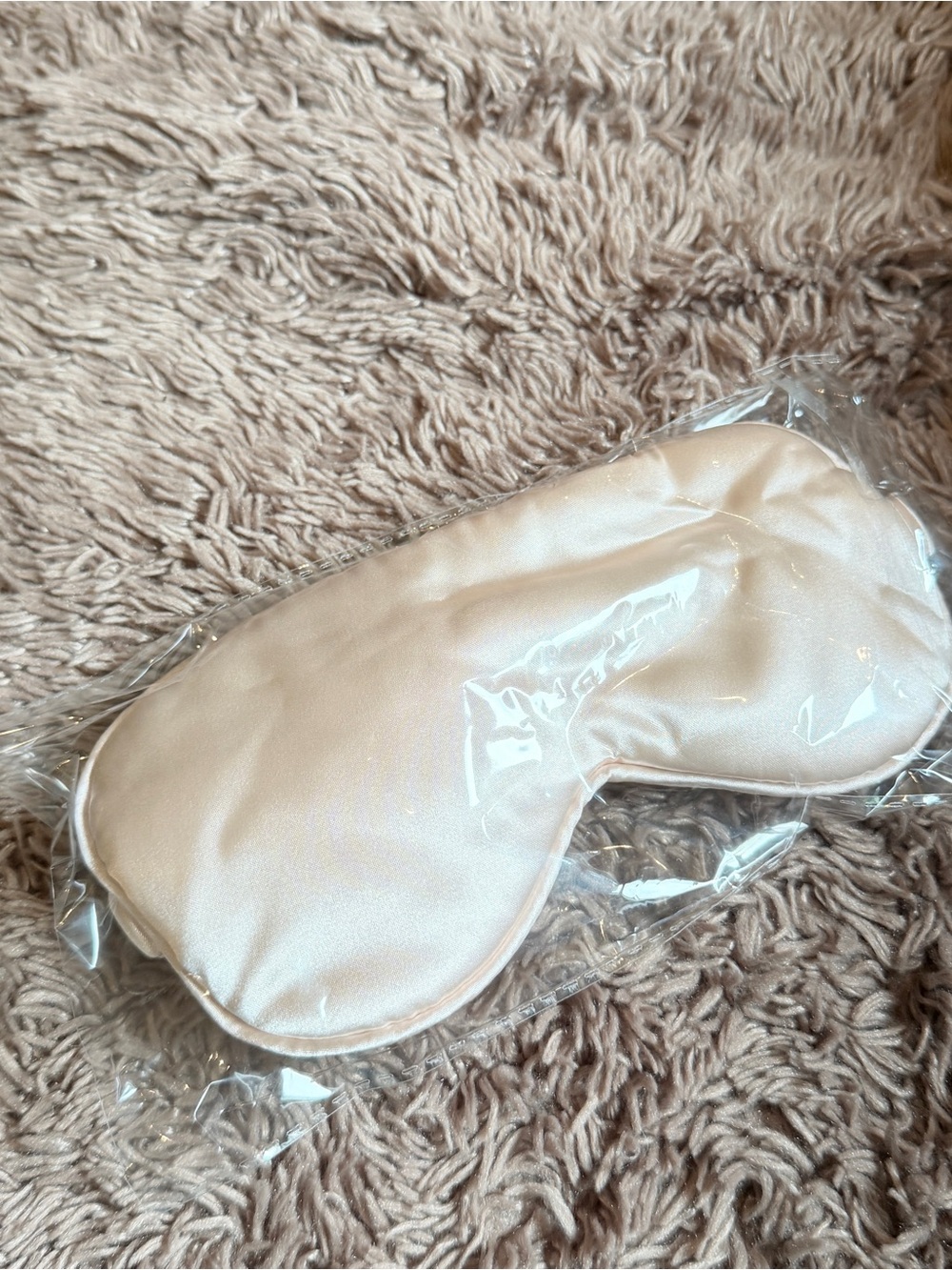 New Silky Light Pink Sleep Mask clean girl coquette bridal ready